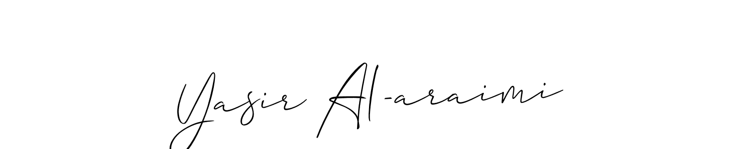 This is the best signature style for the Yasir Al-araimi name. Also you like these signature font (Allison_Script). Mix name signature. Yasir Al-araimi signature style 2 images and pictures png