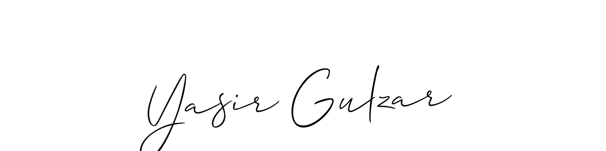 Check out images of Autograph of Yasir Gulzar name. Actor Yasir Gulzar Signature Style. Allison_Script is a professional sign style online. Yasir Gulzar signature style 2 images and pictures png