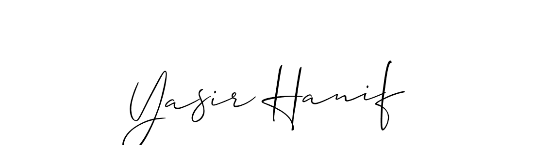 Also You can easily find your signature by using the search form. We will create Yasir Hanif name handwritten signature images for you free of cost using Allison_Script sign style. Yasir Hanif signature style 2 images and pictures png