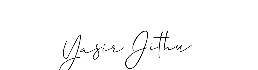 Make a beautiful signature design for name Yasir Jithu. Use this online signature maker to create a handwritten signature for free. Yasir Jithu signature style 2 images and pictures png