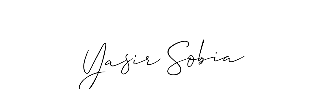 How to Draw Yasir Sobia signature style? Allison_Script is a latest design signature styles for name Yasir Sobia. Yasir Sobia signature style 2 images and pictures png