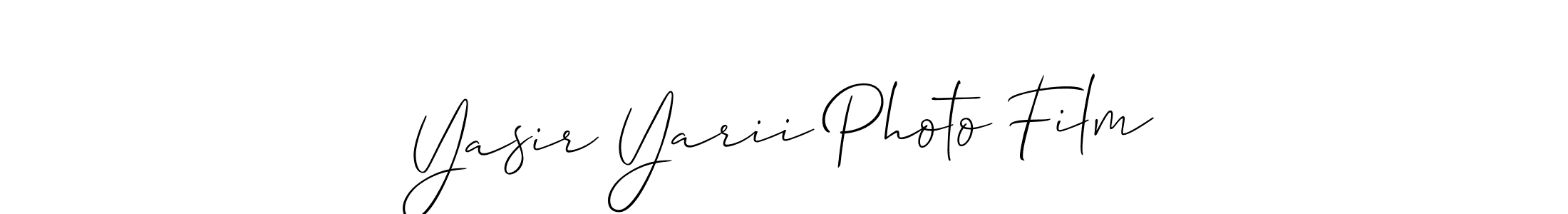 See photos of Yasir Yarii Photo Film official signature by Spectra . Check more albums & portfolios. Read reviews & check more about Allison_Script font. Yasir Yarii Photo Film signature style 2 images and pictures png