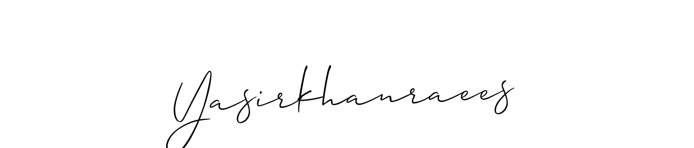 Once you've used our free online signature maker to create your best signature Allison_Script style, it's time to enjoy all of the benefits that Yasirkhanraees name signing documents. Yasirkhanraees signature style 2 images and pictures png