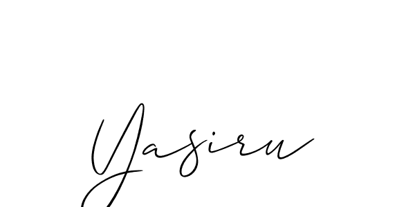 if you are searching for the best signature style for your name Yasiru. so please give up your signature search. here we have designed multiple signature styles  using Allison_Script. Yasiru signature style 2 images and pictures png