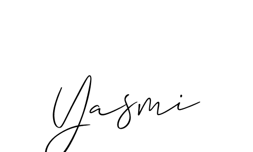 if you are searching for the best signature style for your name Yasmi. so please give up your signature search. here we have designed multiple signature styles  using Allison_Script. Yasmi signature style 2 images and pictures png
