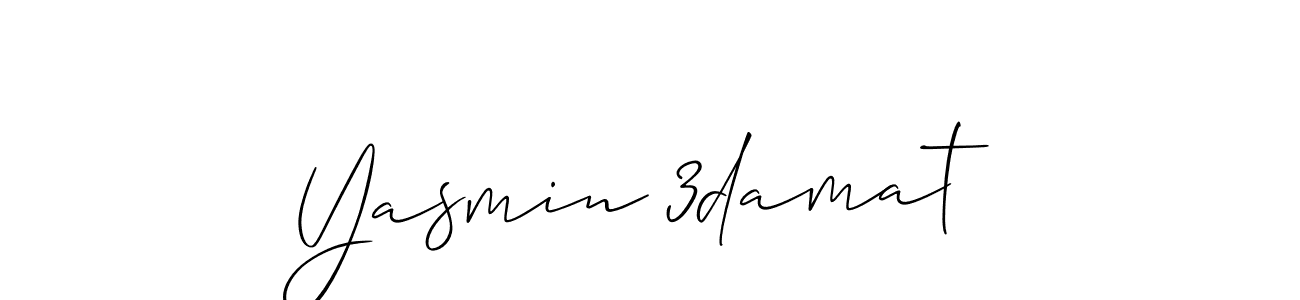 Make a short Yasmin 3damat signature style. Manage your documents anywhere anytime using Allison_Script. Create and add eSignatures, submit forms, share and send files easily. Yasmin 3damat signature style 2 images and pictures png