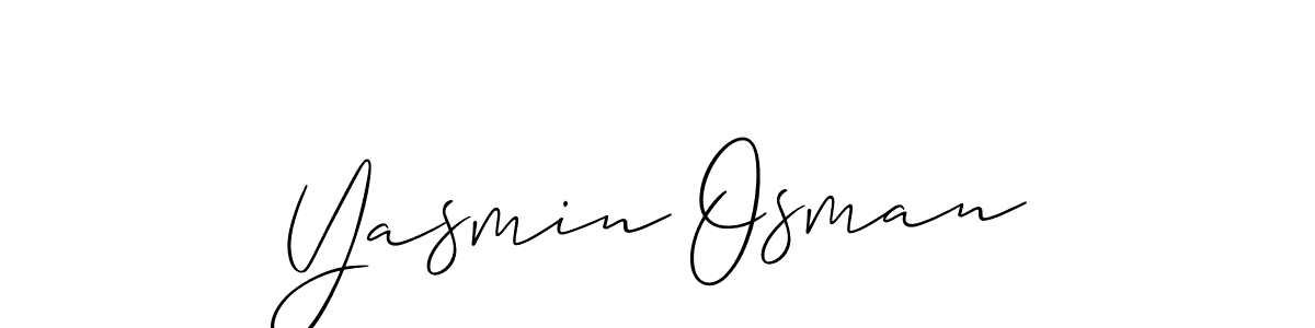 Similarly Allison_Script is the best handwritten signature design. Signature creator online .You can use it as an online autograph creator for name Yasmin Osman. Yasmin Osman signature style 2 images and pictures png