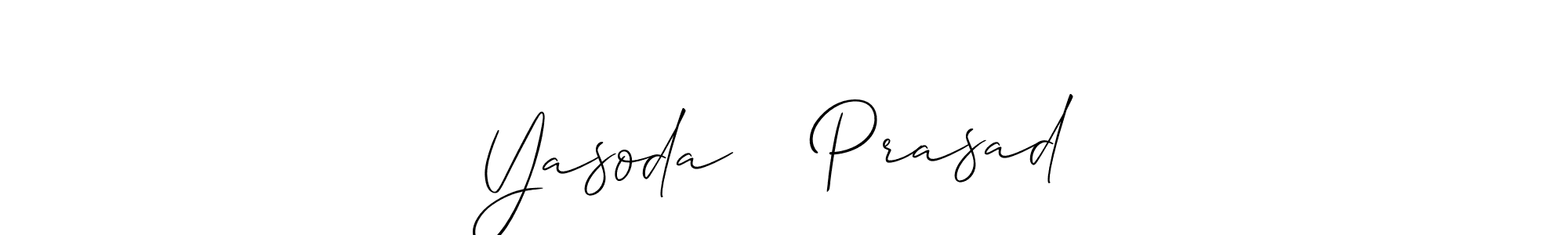 You should practise on your own different ways (Allison_Script) to write your name (Yasoda ♥️ Prasad) in signature. don't let someone else do it for you. Yasoda ♥️ Prasad signature style 2 images and pictures png