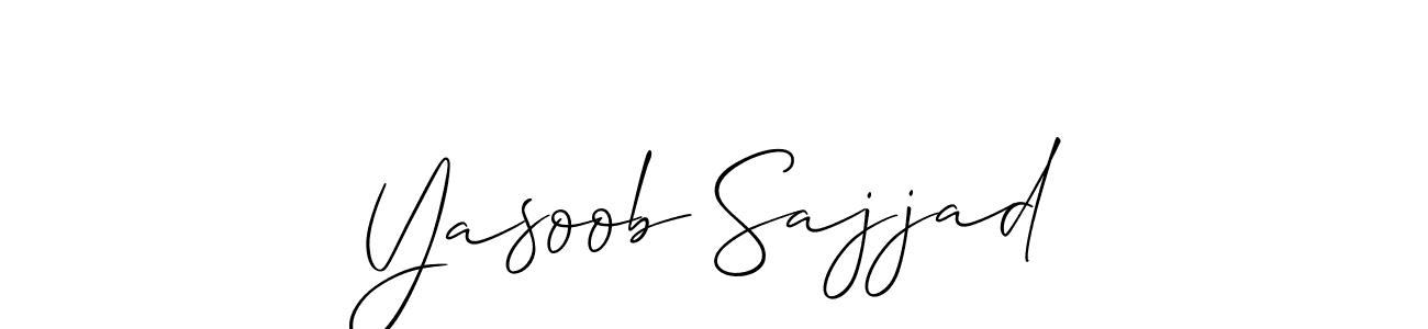 This is the best signature style for the Yasoob Sajjad name. Also you like these signature font (Allison_Script). Mix name signature. Yasoob Sajjad signature style 2 images and pictures png