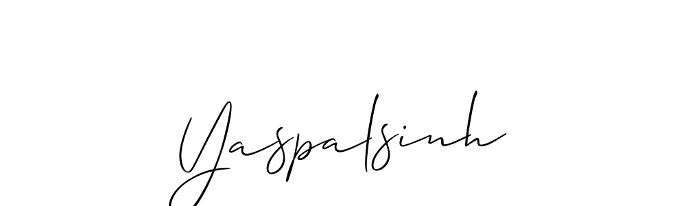 How to Draw Yaspalsinh signature style? Allison_Script is a latest design signature styles for name Yaspalsinh. Yaspalsinh signature style 2 images and pictures png