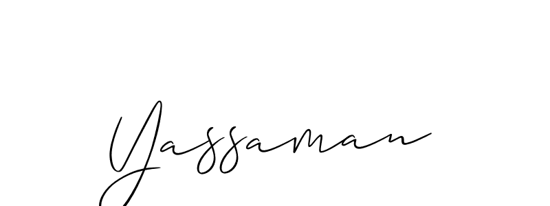 Allison_Script is a professional signature style that is perfect for those who want to add a touch of class to their signature. It is also a great choice for those who want to make their signature more unique. Get Yassaman name to fancy signature for free. Yassaman signature style 2 images and pictures png