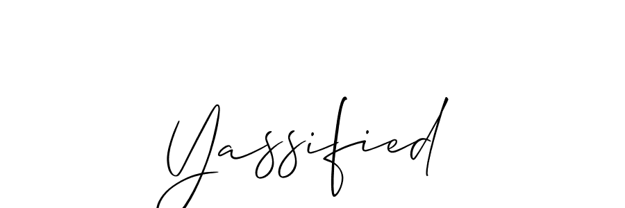 How to make Yassified name signature. Use Allison_Script style for creating short signs online. This is the latest handwritten sign. Yassified signature style 2 images and pictures png
