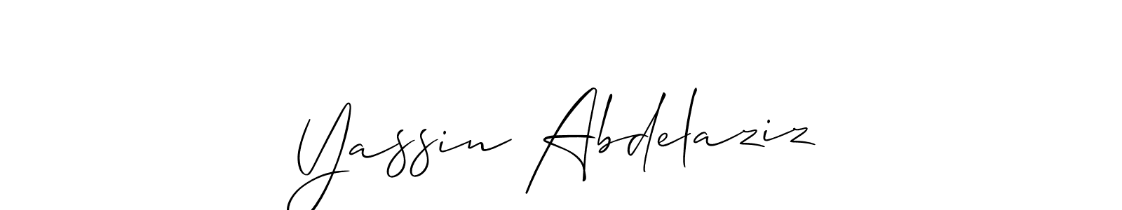 Also we have Yassin Abdelaziz name is the best signature style. Create professional handwritten signature collection using Allison_Script autograph style. Yassin Abdelaziz signature style 2 images and pictures png