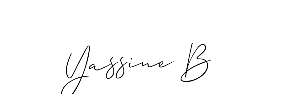 Similarly Allison_Script is the best handwritten signature design. Signature creator online .You can use it as an online autograph creator for name Yassine B. Yassine B signature style 2 images and pictures png