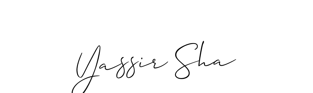 Best and Professional Signature Style for Yassir Sha. Allison_Script Best Signature Style Collection. Yassir Sha signature style 2 images and pictures png