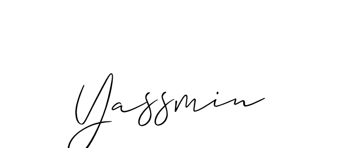 How to Draw Yassmin signature style? Allison_Script is a latest design signature styles for name Yassmin. Yassmin signature style 2 images and pictures png