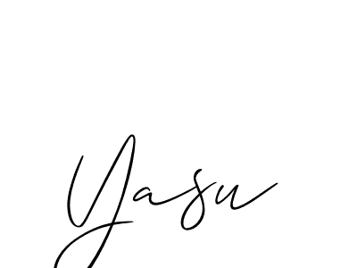 How to make Yasu name signature. Use Allison_Script style for creating short signs online. This is the latest handwritten sign. Yasu signature style 2 images and pictures png