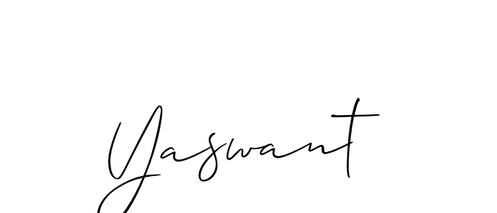 Yaswant stylish signature style. Best Handwritten Sign (Allison_Script) for my name. Handwritten Signature Collection Ideas for my name Yaswant. Yaswant signature style 2 images and pictures png