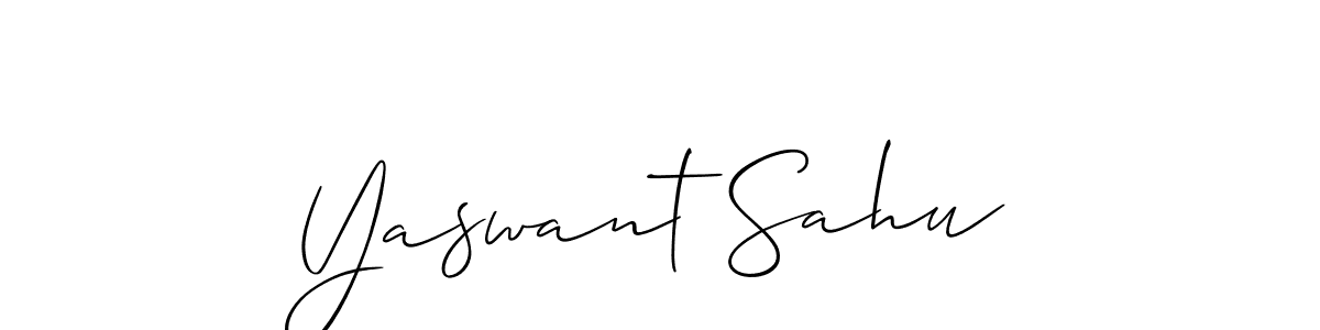 This is the best signature style for the Yaswant Sahu name. Also you like these signature font (Allison_Script). Mix name signature. Yaswant Sahu signature style 2 images and pictures png