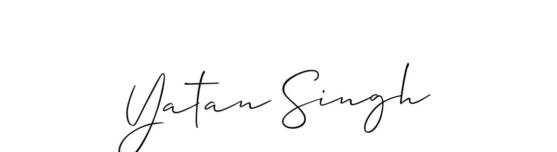 Also we have Yatan Singh name is the best signature style. Create professional handwritten signature collection using Allison_Script autograph style. Yatan Singh signature style 2 images and pictures png