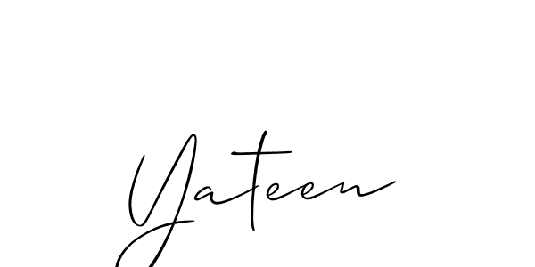 Also You can easily find your signature by using the search form. We will create Yateen name handwritten signature images for you free of cost using Allison_Script sign style. Yateen signature style 2 images and pictures png