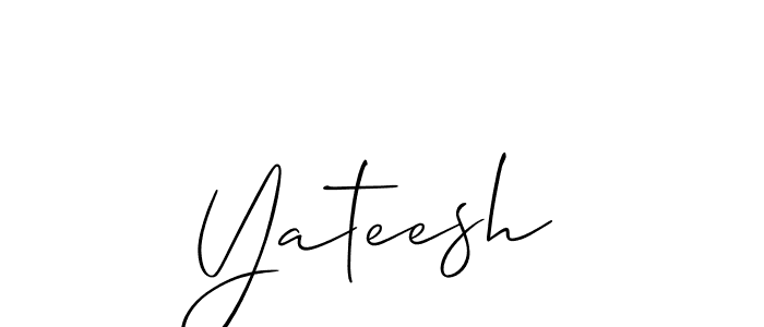 Similarly Allison_Script is the best handwritten signature design. Signature creator online .You can use it as an online autograph creator for name Yateesh. Yateesh signature style 2 images and pictures png