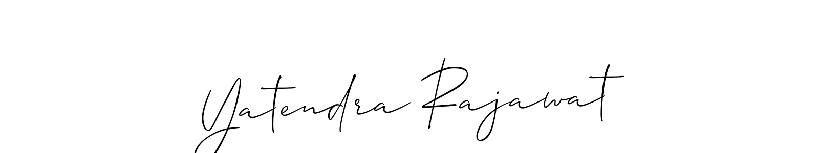 Similarly Allison_Script is the best handwritten signature design. Signature creator online .You can use it as an online autograph creator for name Yatendra Rajawat. Yatendra Rajawat signature style 2 images and pictures png