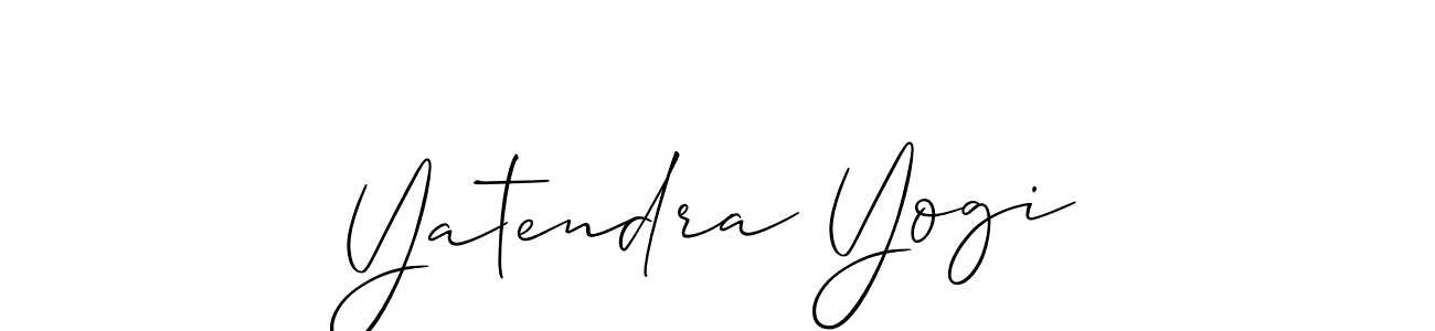 Make a short Yatendra Yogi signature style. Manage your documents anywhere anytime using Allison_Script. Create and add eSignatures, submit forms, share and send files easily. Yatendra Yogi signature style 2 images and pictures png