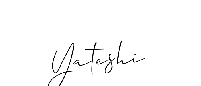 Best and Professional Signature Style for Yateshi. Allison_Script Best Signature Style Collection. Yateshi signature style 2 images and pictures png