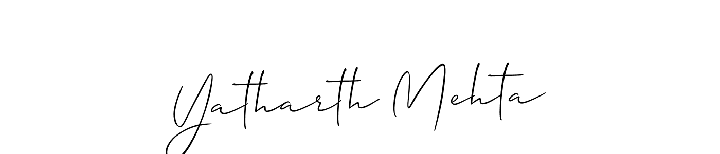 Best and Professional Signature Style for Yatharth Mehta. Allison_Script Best Signature Style Collection. Yatharth Mehta signature style 2 images and pictures png