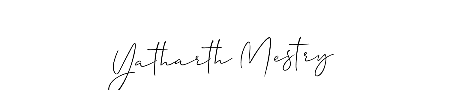 How to Draw Yatharth Mestry signature style? Allison_Script is a latest design signature styles for name Yatharth Mestry. Yatharth Mestry signature style 2 images and pictures png