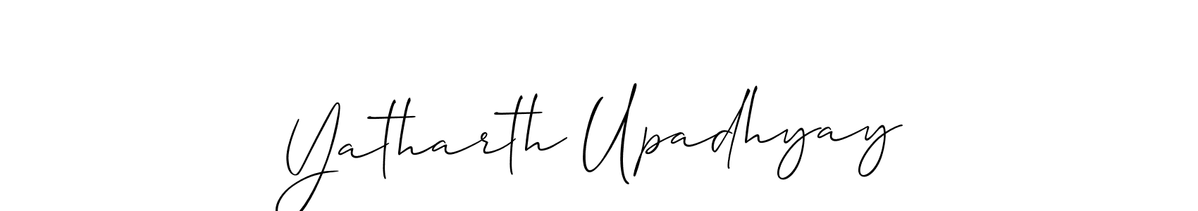 This is the best signature style for the Yatharth Upadhyay name. Also you like these signature font (Allison_Script). Mix name signature. Yatharth Upadhyay signature style 2 images and pictures png