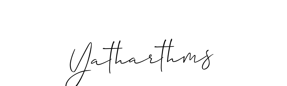 Similarly Allison_Script is the best handwritten signature design. Signature creator online .You can use it as an online autograph creator for name Yatharthms. Yatharthms signature style 2 images and pictures png