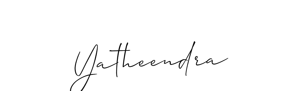 Also You can easily find your signature by using the search form. We will create Yatheendra name handwritten signature images for you free of cost using Allison_Script sign style. Yatheendra signature style 2 images and pictures png