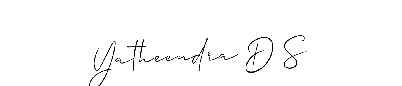 See photos of Yatheendra D S official signature by Spectra . Check more albums & portfolios. Read reviews & check more about Allison_Script font. Yatheendra D S signature style 2 images and pictures png