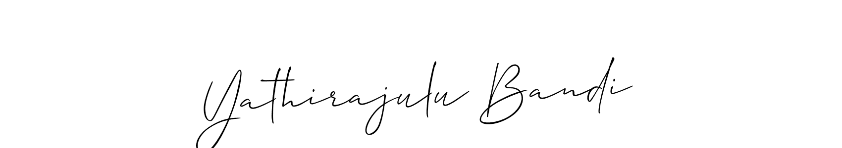 Make a beautiful signature design for name Yathirajulu Bandi. Use this online signature maker to create a handwritten signature for free. Yathirajulu Bandi signature style 2 images and pictures png