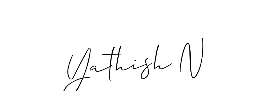 Here are the top 10 professional signature styles for the name Yathish N. These are the best autograph styles you can use for your name. Yathish N signature style 2 images and pictures png