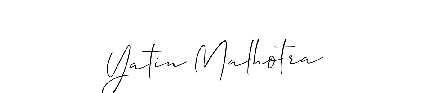 How to Draw Yatin Malhotra signature style? Allison_Script is a latest design signature styles for name Yatin Malhotra. Yatin Malhotra signature style 2 images and pictures png