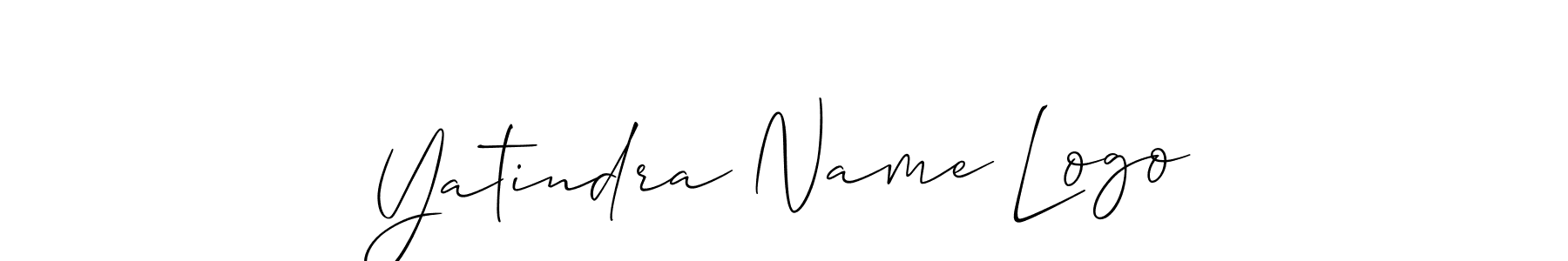 Use a signature maker to create a handwritten signature online. With this signature software, you can design (Allison_Script) your own signature for name Yatindra Name Logo. Yatindra Name Logo signature style 2 images and pictures png