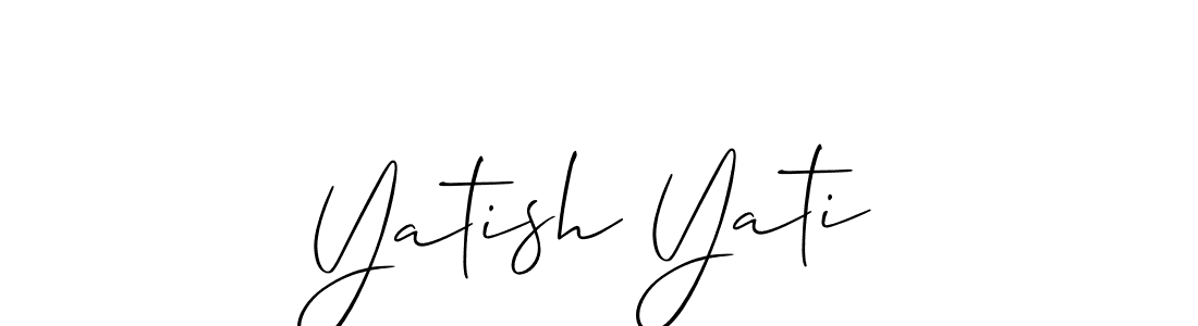 This is the best signature style for the Yatish Yati name. Also you like these signature font (Allison_Script). Mix name signature. Yatish Yati signature style 2 images and pictures png