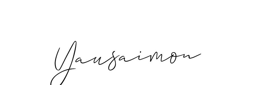 This is the best signature style for the Yausaimon name. Also you like these signature font (Allison_Script). Mix name signature. Yausaimon signature style 2 images and pictures png