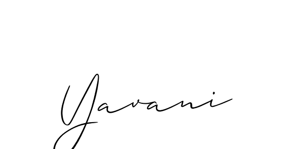 Once you've used our free online signature maker to create your best signature Allison_Script style, it's time to enjoy all of the benefits that Yavani name signing documents. Yavani signature style 2 images and pictures png