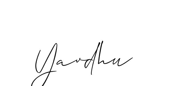 Similarly Allison_Script is the best handwritten signature design. Signature creator online .You can use it as an online autograph creator for name Yavdhu. Yavdhu signature style 2 images and pictures png