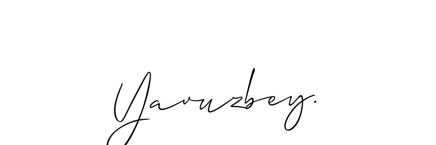 if you are searching for the best signature style for your name Yavuzbey.. so please give up your signature search. here we have designed multiple signature styles  using Allison_Script. Yavuzbey. signature style 2 images and pictures png