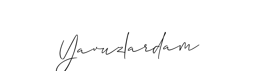 You should practise on your own different ways (Allison_Script) to write your name (Yavuzlardam) in signature. don't let someone else do it for you. Yavuzlardam signature style 2 images and pictures png
