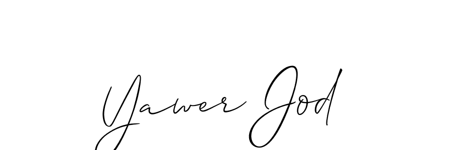 Make a beautiful signature design for name Yawer Jod. Use this online signature maker to create a handwritten signature for free. Yawer Jod signature style 2 images and pictures png