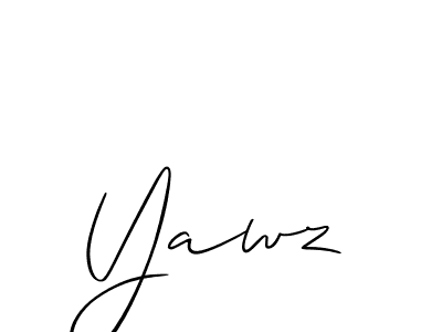 Also You can easily find your signature by using the search form. We will create Yawz name handwritten signature images for you free of cost using Allison_Script sign style. Yawz signature style 2 images and pictures png