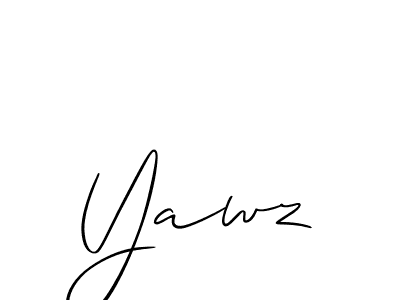 Make a beautiful signature design for name Yawz. Use this online signature maker to create a handwritten signature for free. Yawz signature style 2 images and pictures png
