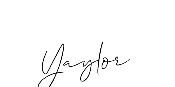 The best way (Allison_Script) to make a short signature is to pick only two or three words in your name. The name Yaylor include a total of six letters. For converting this name. Yaylor signature style 2 images and pictures png