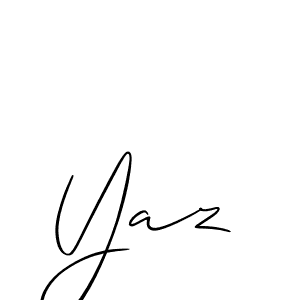 Make a short Yaz signature style. Manage your documents anywhere anytime using Allison_Script. Create and add eSignatures, submit forms, share and send files easily. Yaz signature style 2 images and pictures png